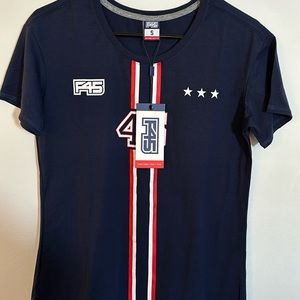 F45 navy blue uniform tee - small